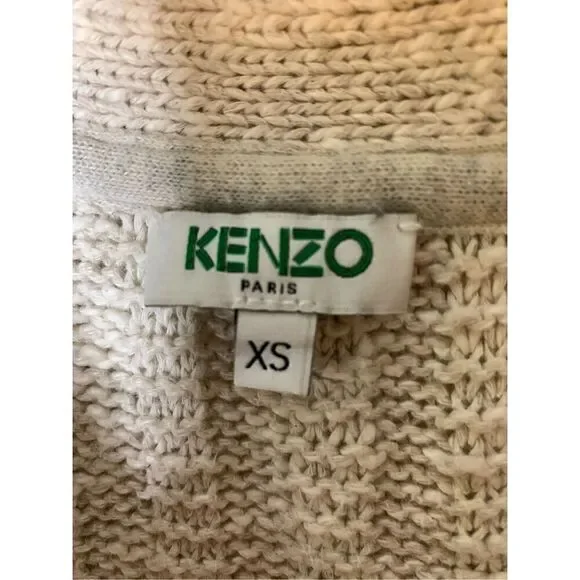 Kenzo Paris oversized knit sweater women's size XS - Picture 3 of 7